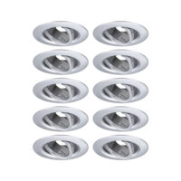 PAULMANN LED-Einbaustrahler 10W 10LEDs 921.16 chr GU10 chr matt Kunststoff IP23
