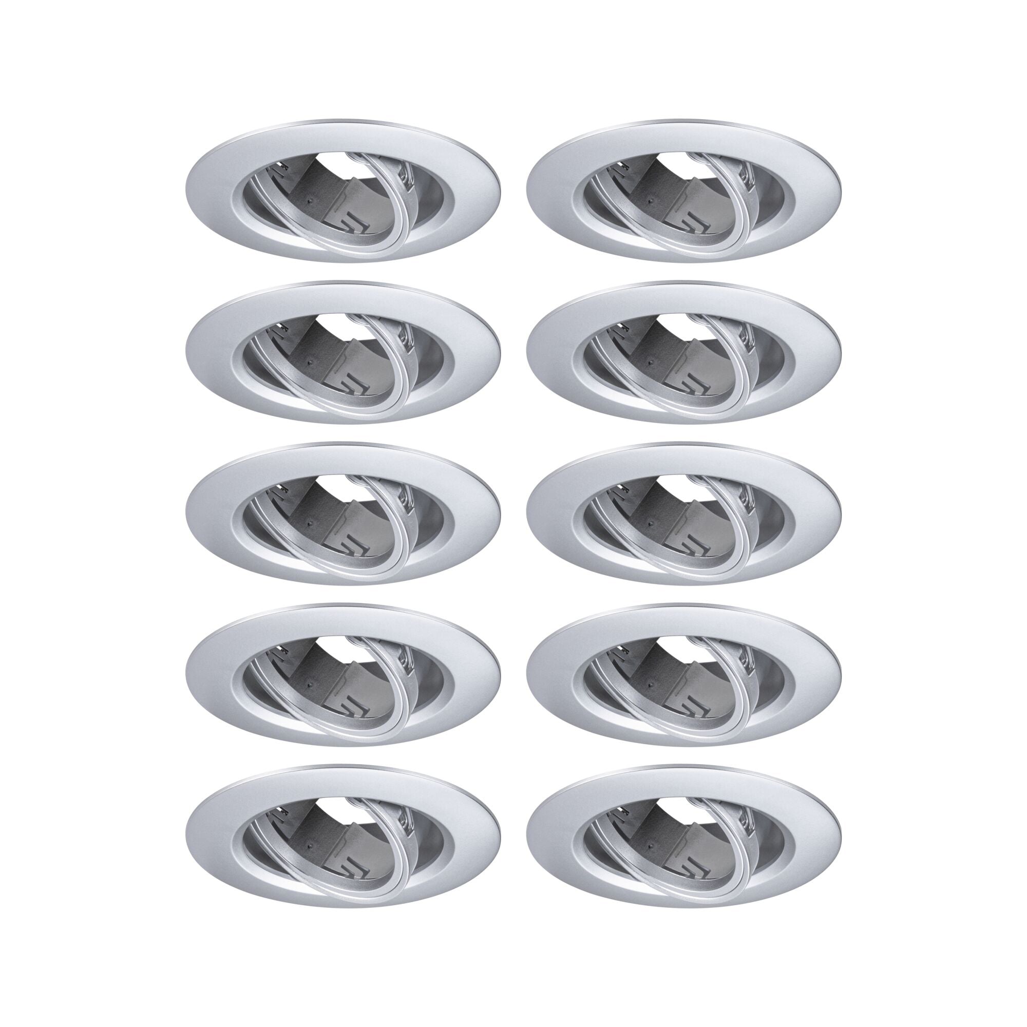 Paulmann PAULMANN LED-Einbaustrahler 10W 10LEDs 921.16 chr GU10 chr matt Kunststoff IP23