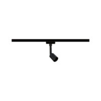 PAULMANN LED-Schienenstrahler 10W 1LED Salt 956.36 schwarz GU10 schwarz matt Aluminium IP20
