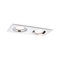 PAULMANN LED-Einbaustrahler 2x7W dimmbar weiß Nova 929.02 2LEDs 2700K weiß 920lm GU10