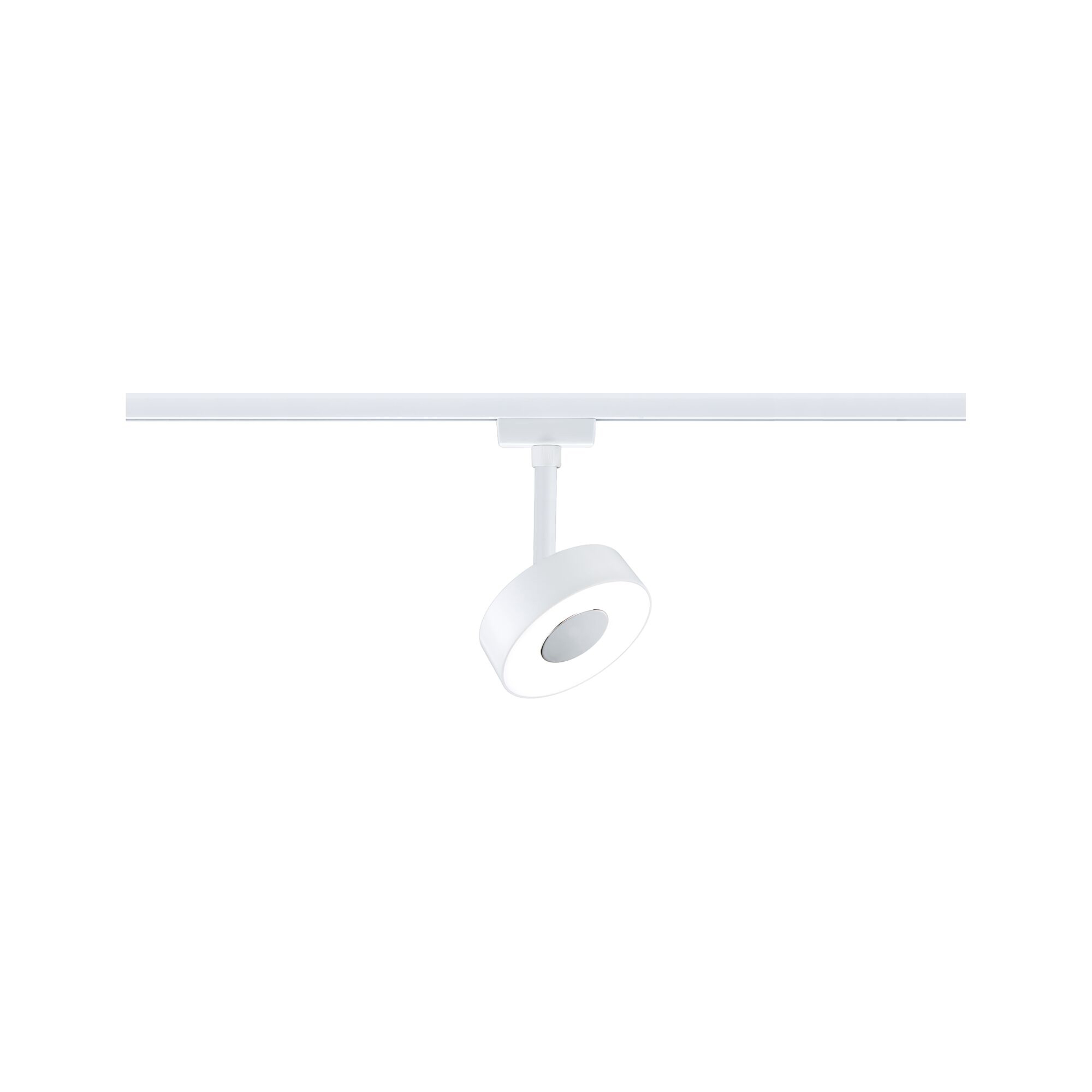 Paulmann PAULMANN LED-Schienenstrahler 5W 1LED weiß Circle 948.92 4000K weiß 190lm weiß matt Aluminium