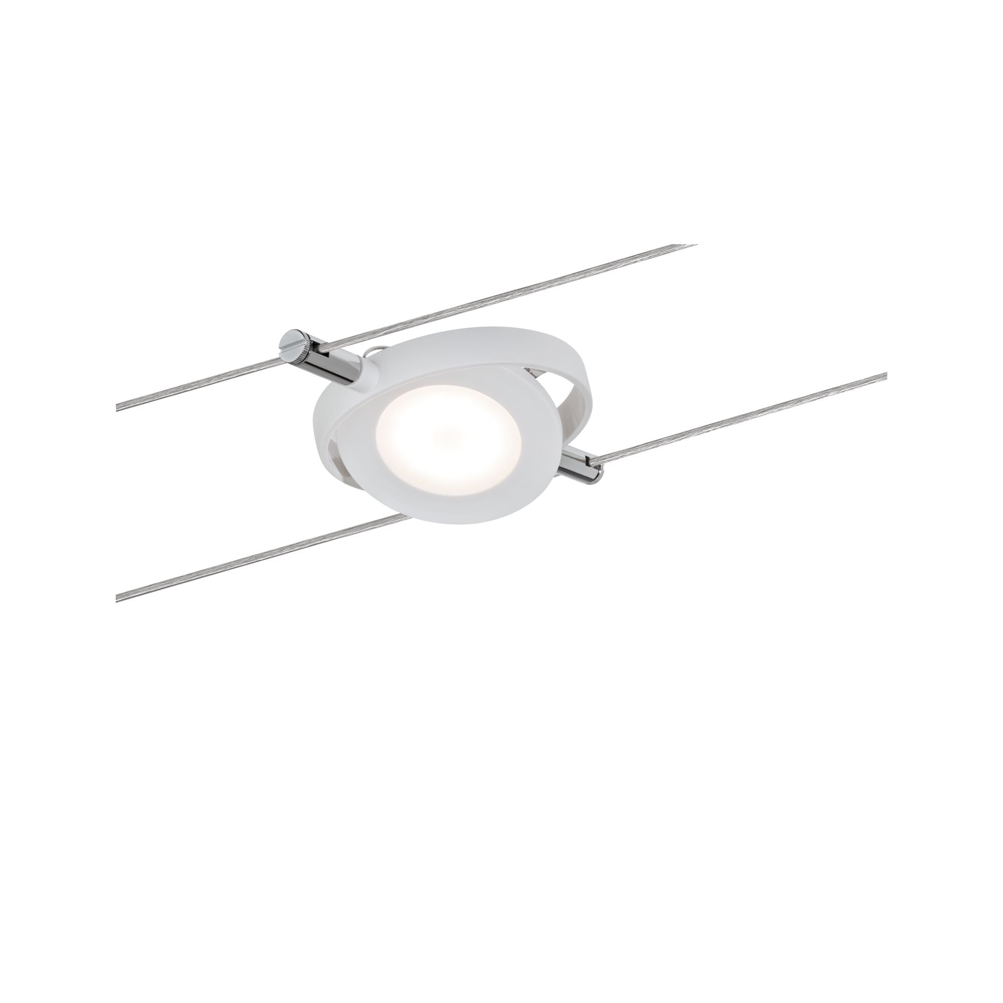 Paulmann PAULMANN LED-Anbaustrahler 4W 1LED weiß RoundMac 940.88 2700K 200lm weiß matt Kunststoff