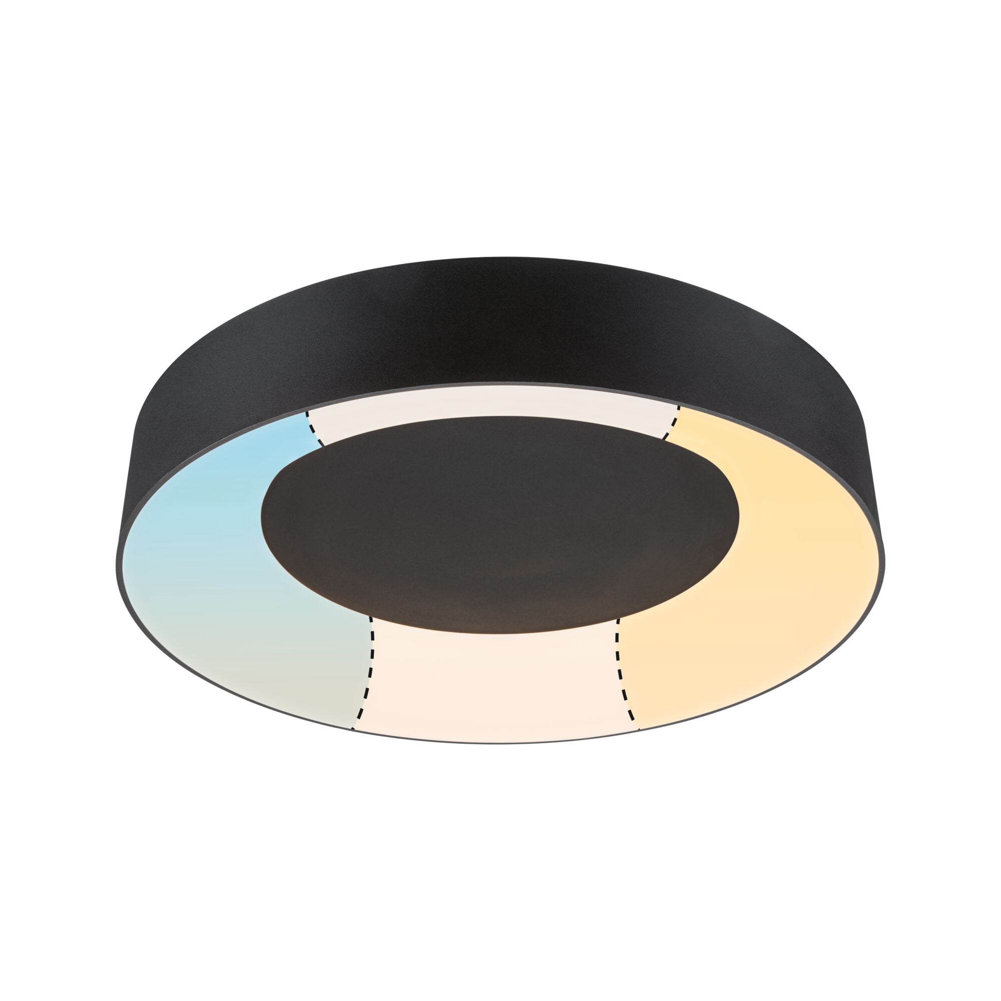 Paulmann PAULMANN LED-Deckenanbauleuchte 25W schwarz Casca 710.97 3000-6500K 2100lm