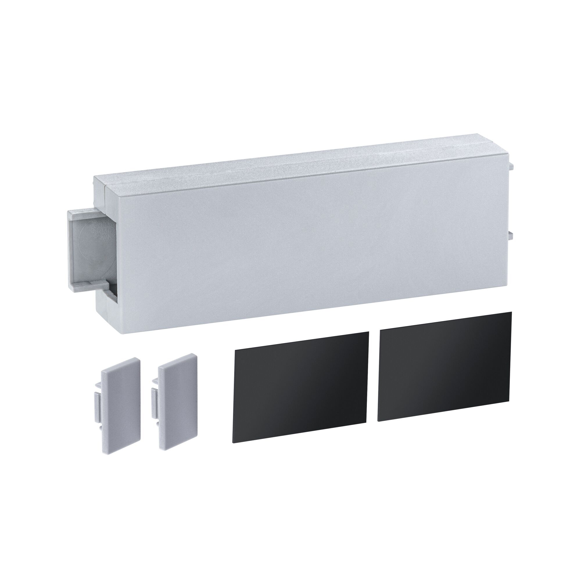 Paulmann PAULMANN Abdeckung grau Kunststoff 24x80x13,5mm LumiTiles 784.08