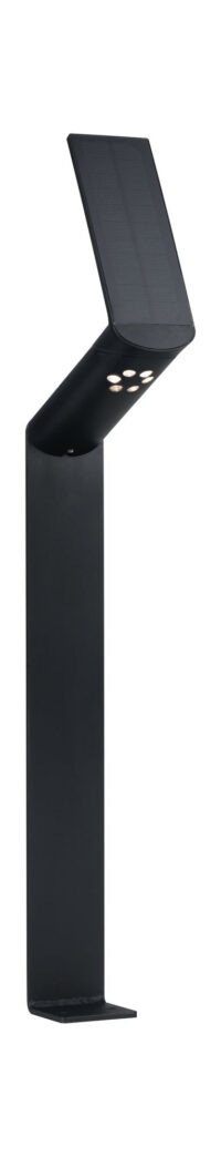 PAULMANN LED-Pollerleuchte 1,2W IP44 Kunststoff Ilias Solar 942.62 3000K 115lm anthrazit