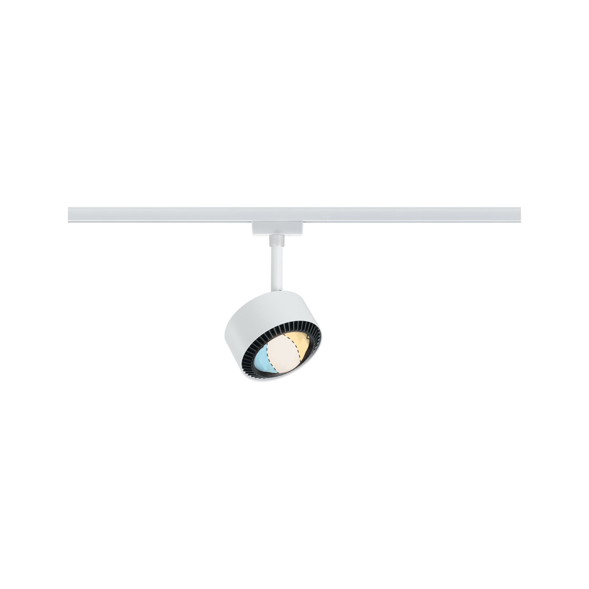 Paulmann PAULMANN LED-Schienenstrahler 8W 1LED weiß Aldan 967.70 2700-6500K weiß 500lm weiß matt