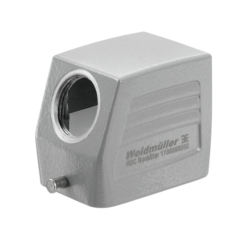 Weidmüller WEIDMÜLLER Steckergehäuse Längsbügel alu HDC 06B TSLU 1M25G IP66 75x52x43mm