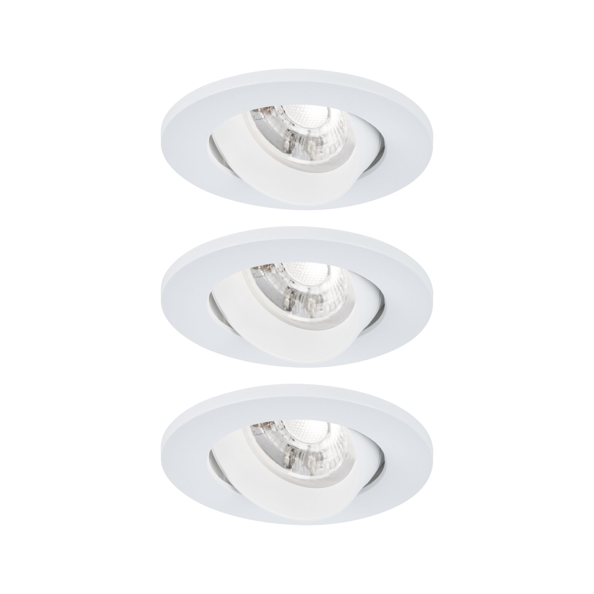 Paulmann PAULMANN LED-Einbaustrahler 2,9W 3LEDs Salerno 714.08 weiß 4000K weiß 204lm weiß matt