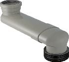 Geberit Geberit PVC WC-Etagenbogen d90/di100-105,6