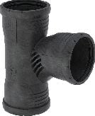 Geberit Geberit Silent-Pro Carve Abzweig 87,5° mit 3 Muffen d110/90