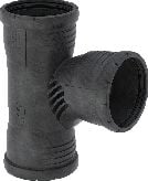 Geberit Geberit Silent-Pro Carve Abzweig 87,5° mit 3 Muffen d90/90