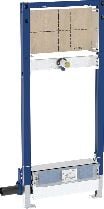 Geberit Geberit Duofix Element für Dusche, 130 cm, mit CleanWall Wandablauf, Wandarmatur Unterputz, für Estrichhöhe am Einlauf 90-250 mm