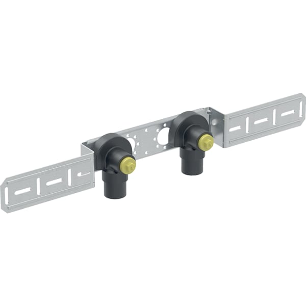 Geberit Geberit Mepla Anschlusswinkel 90° vormontiert zweifach Rotguss d16-Rp1/2