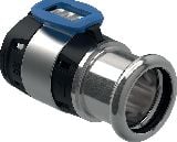 Geberit Geberit FlowFit Übergang auf Geberit Mapress mit Pressmuffe, Edelstahl, d16-d15