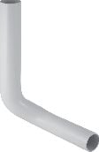 Geberit Geberit Spülbogen 90° 28x21 cm rechts gekröpft 6 cm weiß-alpin d50/44