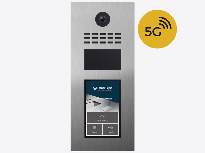 DoorBird D31TDV 5G IP Video Türsprechanlage – Edelstahl V2A