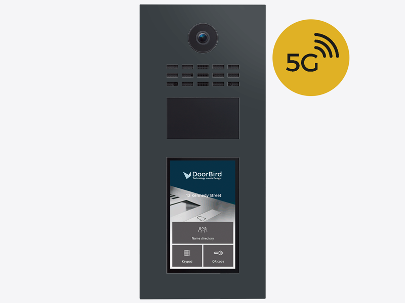 DoorBird D31TDV 5G IP Video T&uuml;rsprechanlage &ndash; RAL 7016