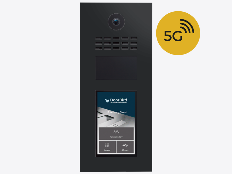 DoorBird D31TDV 5G IP Video T&uuml;rsprechanlage &ndash; Graphitschwarz