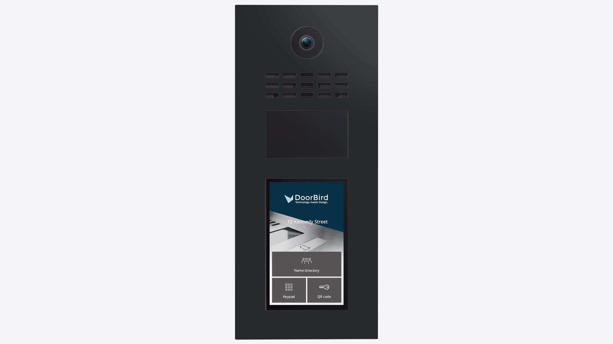 DoorBird D31TDV IP Video Türsprechanlage – Graphitschwarz