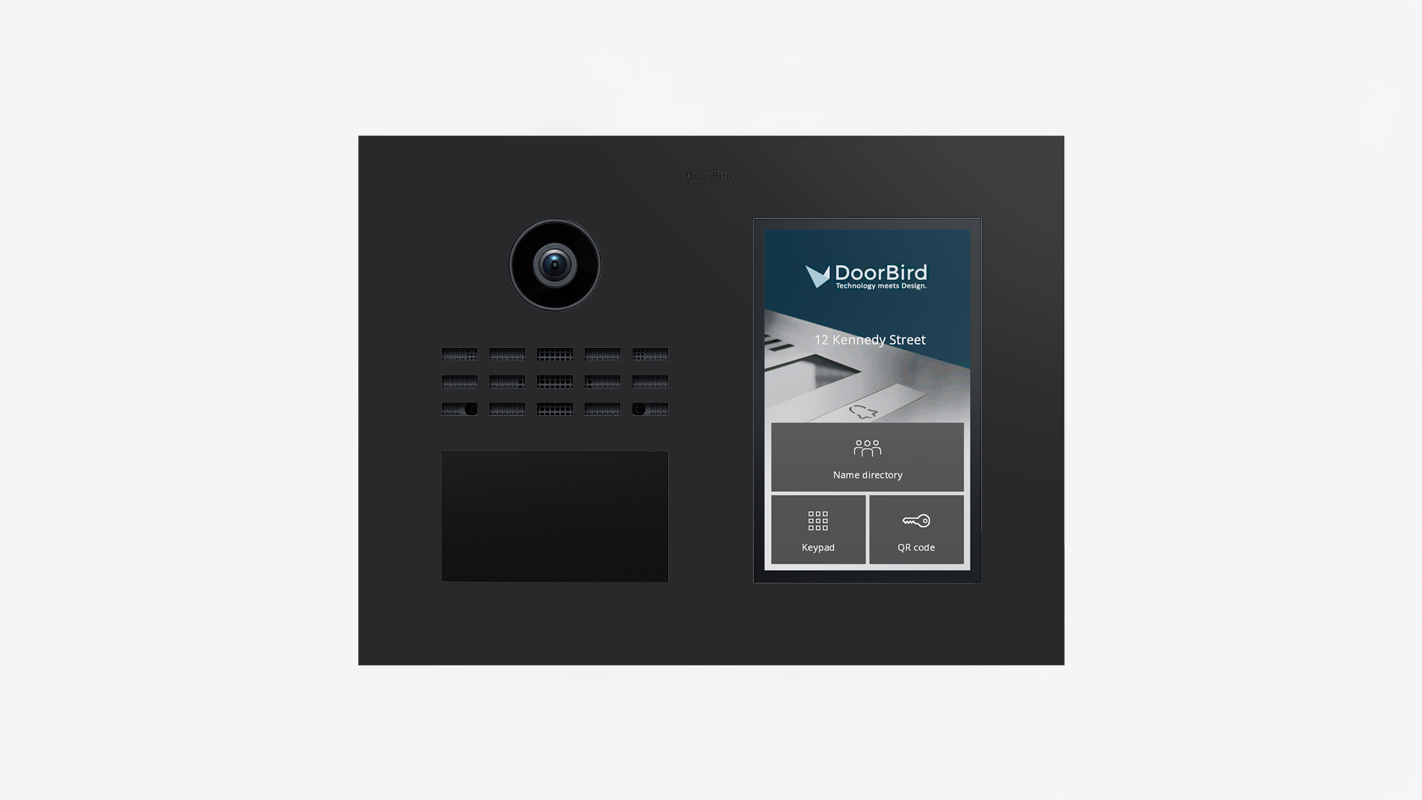 DoorBird D31TDH IP Video Türsprechanlage – Graphitschwarz