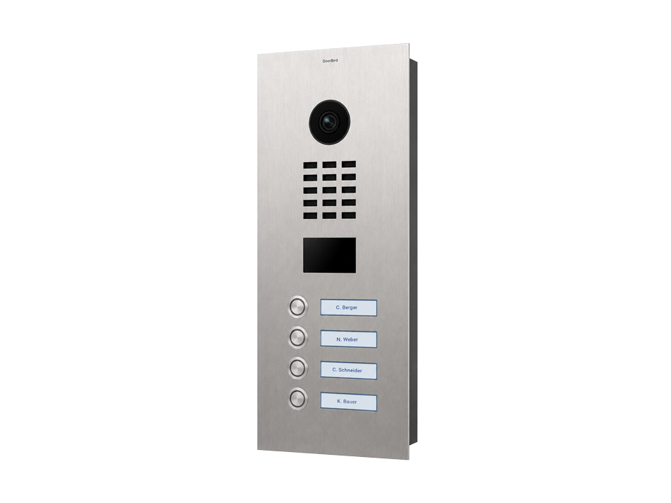 DoorBird D2204V DNP Unterputz IP Video T&uuml;rsprechanlage
