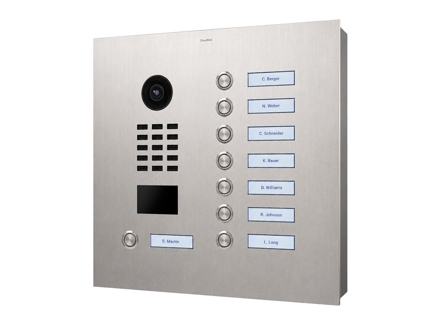 DoorBird D2208V DNP Unterputz IP Video T&uuml;rsprechanlage