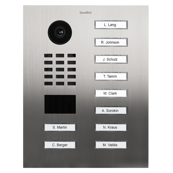 DoorBird D2210V IP Video T&uuml;rsprechanlage &ndash; Edelstahl V2A