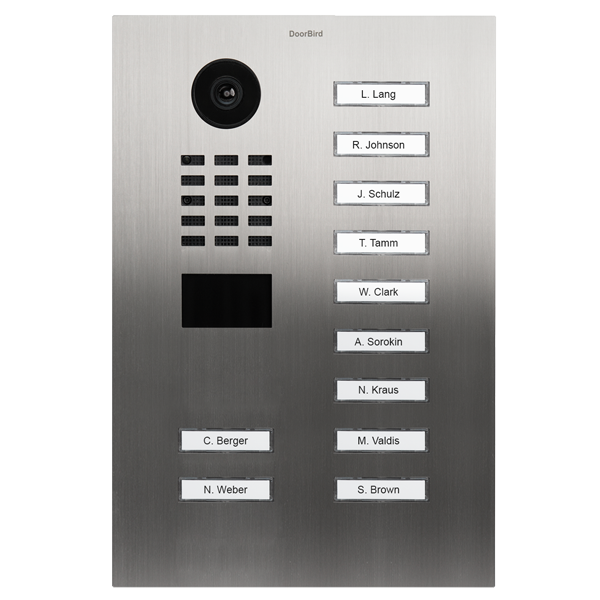 DoorBird D2211V IP Video T&uuml;rsprechanlage &ndash; Edelstahl V2A