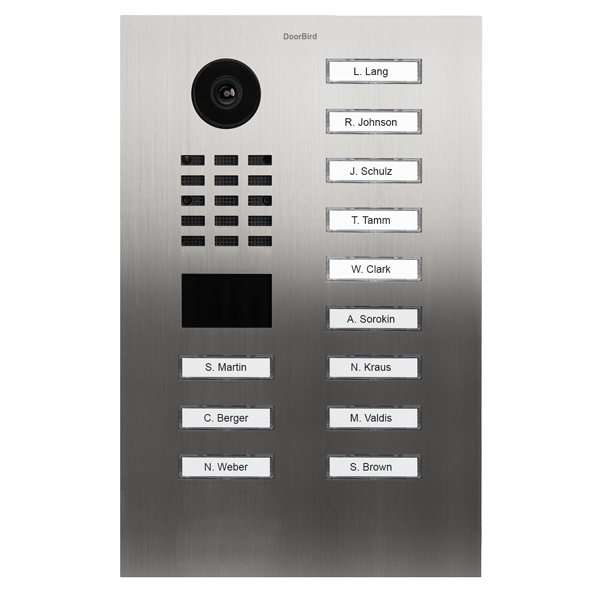DoorBird D2212V IP Video T&uuml;rsprechanlage &ndash; Edelstahl V2A