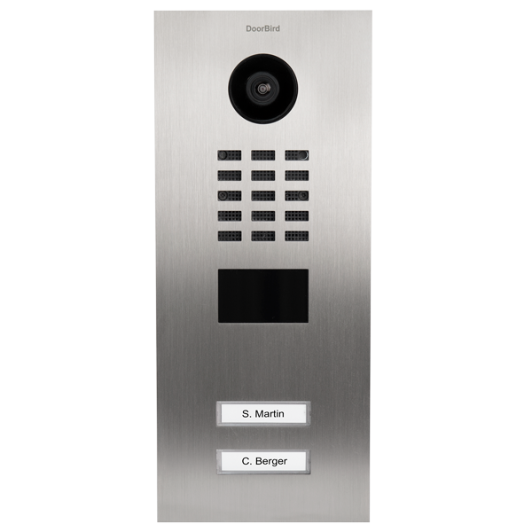 DoorBird D2202V IP Video T&uuml;rsprechanlage &ndash; Edelstahl V2A