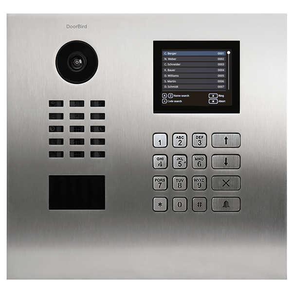 DoorBird D22DKH IP Video Türsprechanlage – Edelstahl V2A