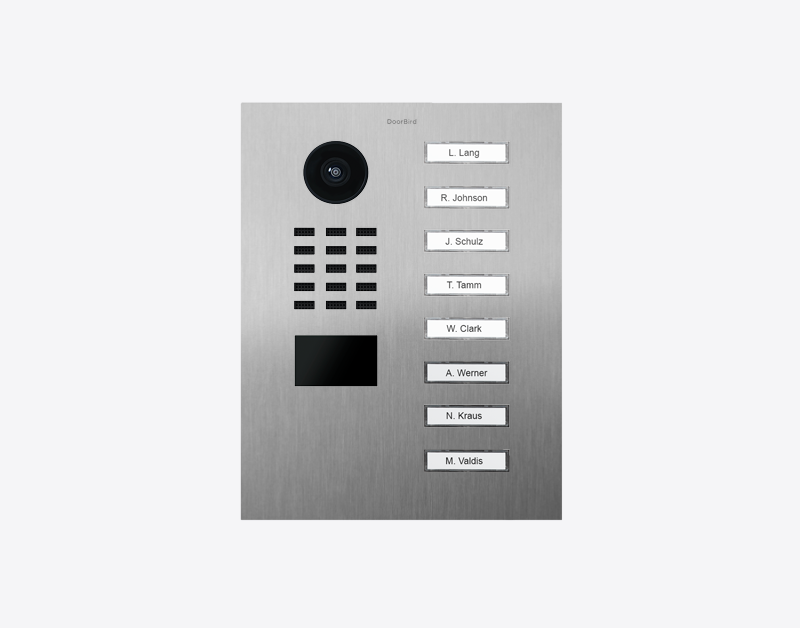 DoorBird D2208V IP Video Türsprechanlage – Edelstahl V4A
