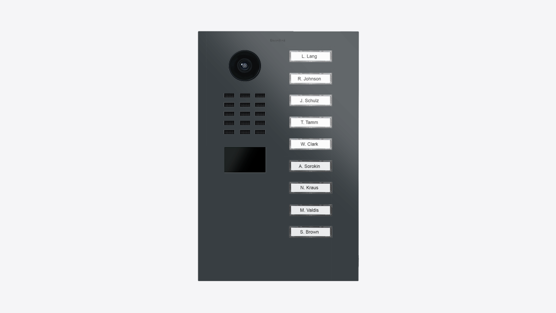 DoorBird D2209V IP Video Türsprechanlage – RAL 7016