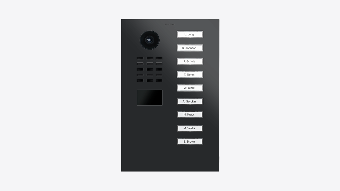 DoorBird D2209V IP Video T&uuml;rsprechanlage &ndash; Graphitschwarz