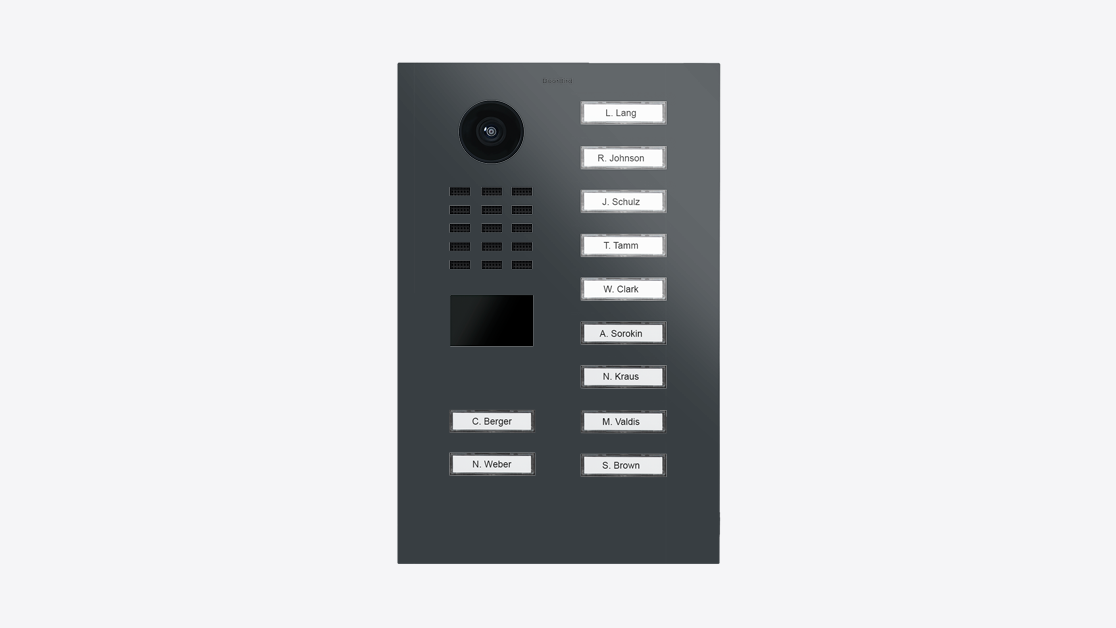 DoorBird D2211V IP Video Türsprechanlage – RAL 7016