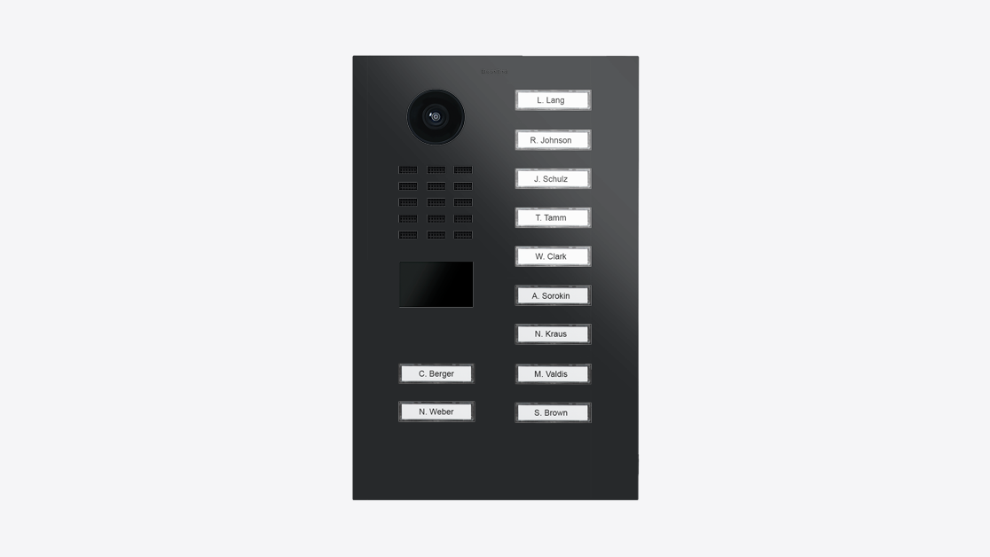 DoorBird D2211V IP Video Türsprechanlage – Graphitschwarz
