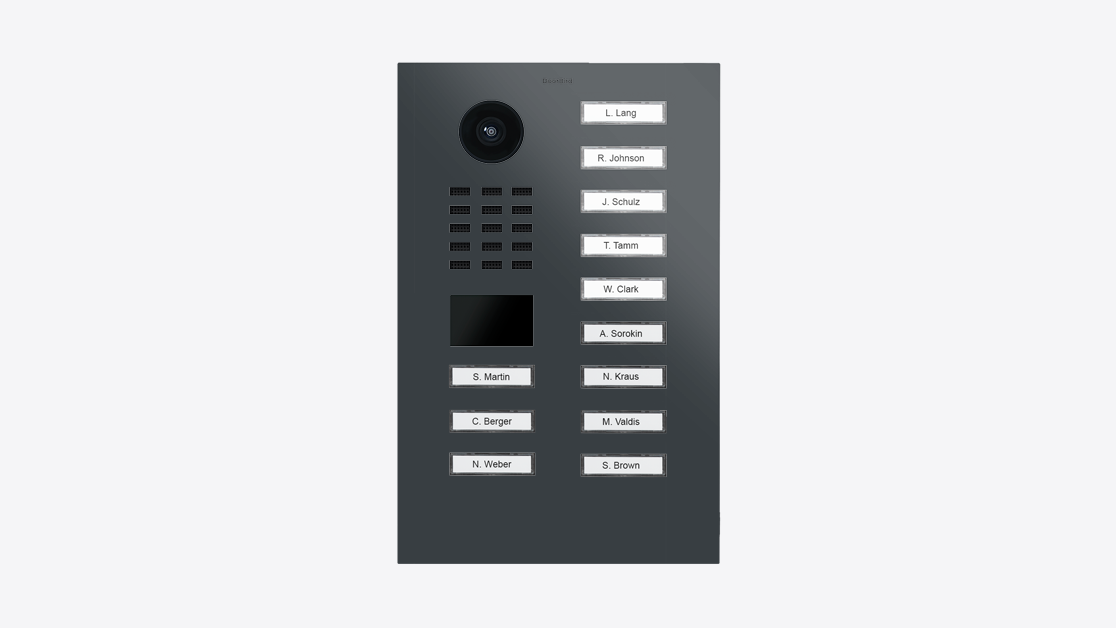 DoorBird D2212V IP Video Türsprechanlage – RAL 7016