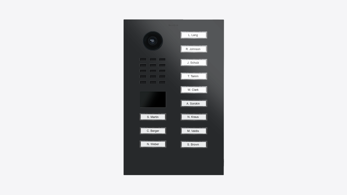 DoorBird D2212V IP Video Türsprechanlage – Graphitschwarz