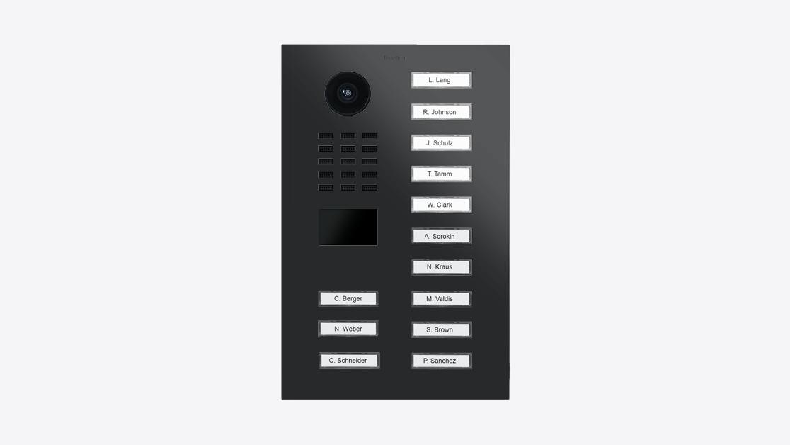 DoorBird D2213V IP Video T&uuml;rsprechanlage &ndash; Graphitschwarz
