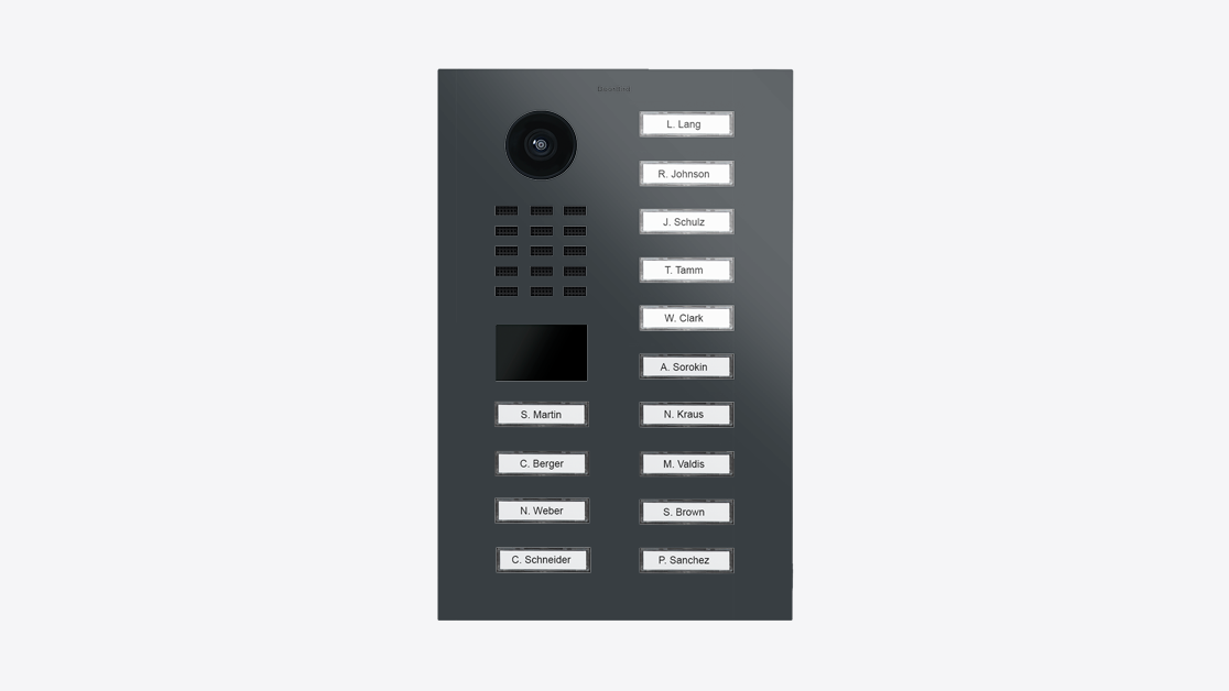 DoorBird D2214V IP Video Türsprechanlage – RAL 7016