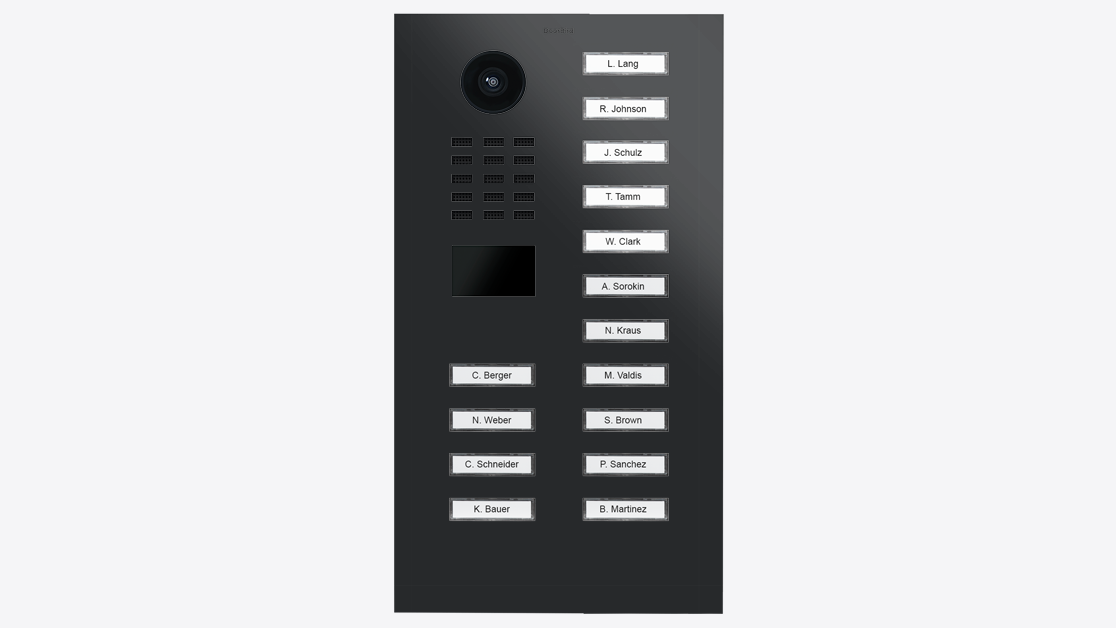 DoorBird D2215V IP Video T&uuml;rsprechanlage &ndash; Graphitschwarz