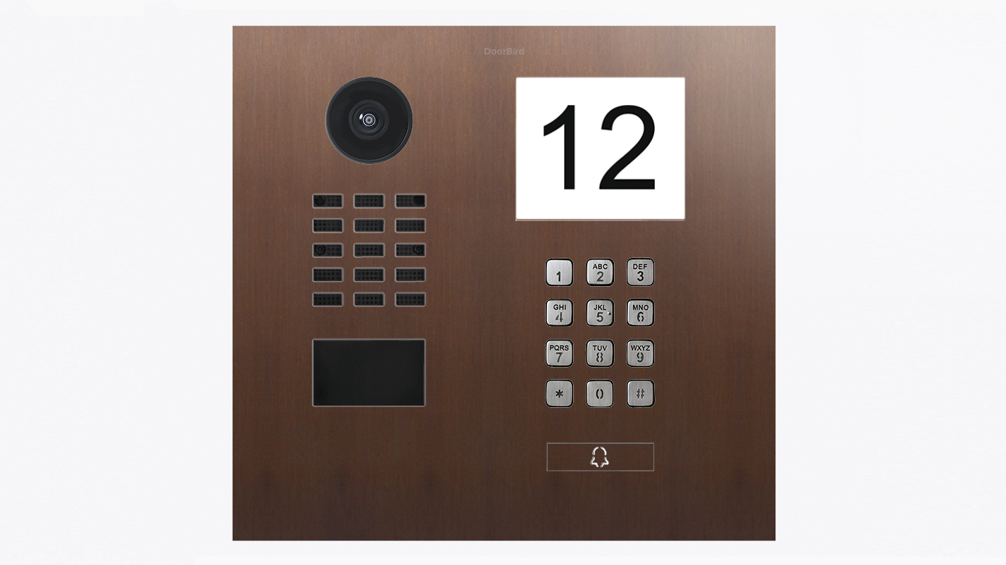 DoorBird D2201IKH IP Video T&uuml;rsprechanlage &ndash; Echte Baubronze