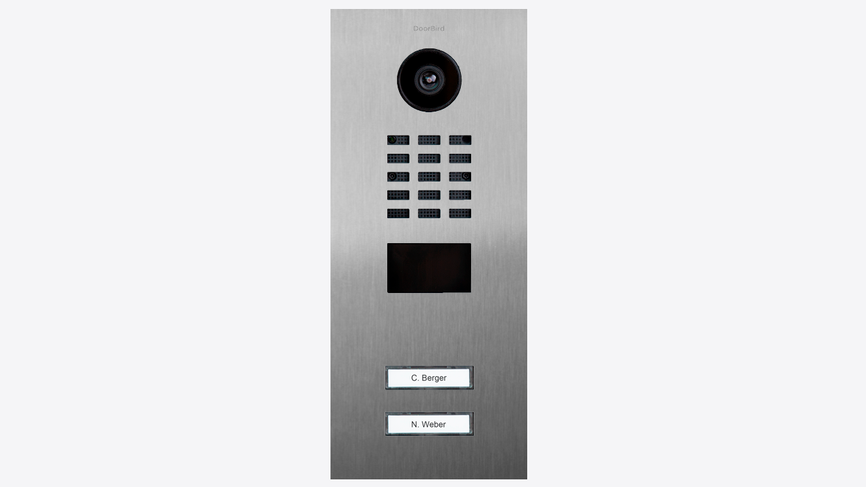 DoorBird D2202V IP Video Türsprechanlage – Edelstahl V4A