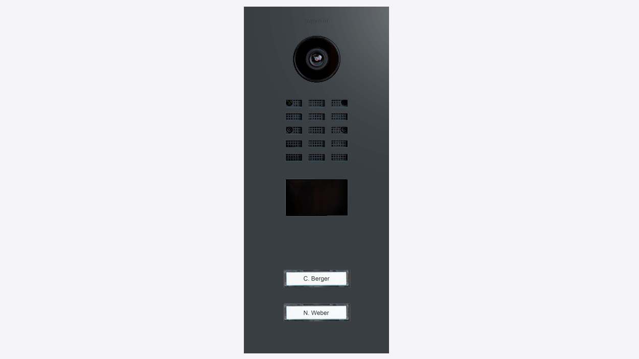 DoorBird D2202V IP Video Türsprechanlage – RAL 7016