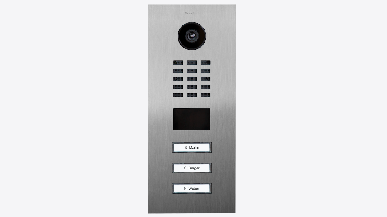 DoorBird D2203V IP Video T&uuml;rsprechanlage &ndash; Edelstahl V4A