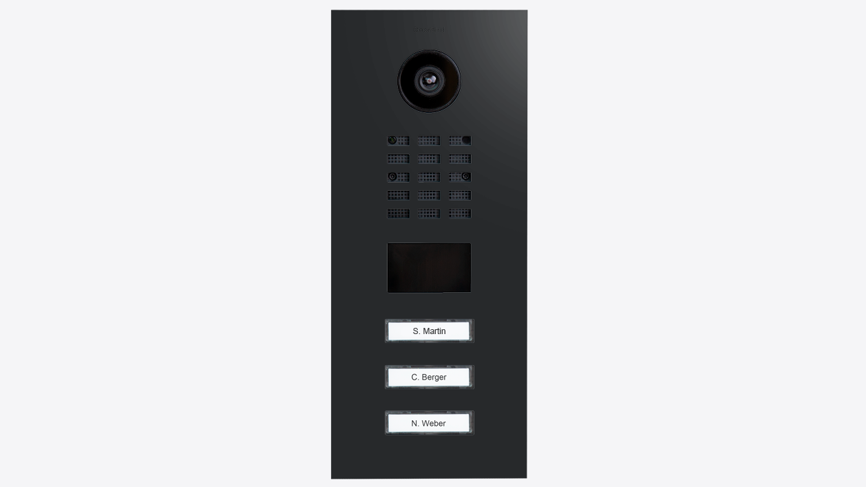 DoorBird D2203V IP Video Türsprechanlage – Graphitschwarz