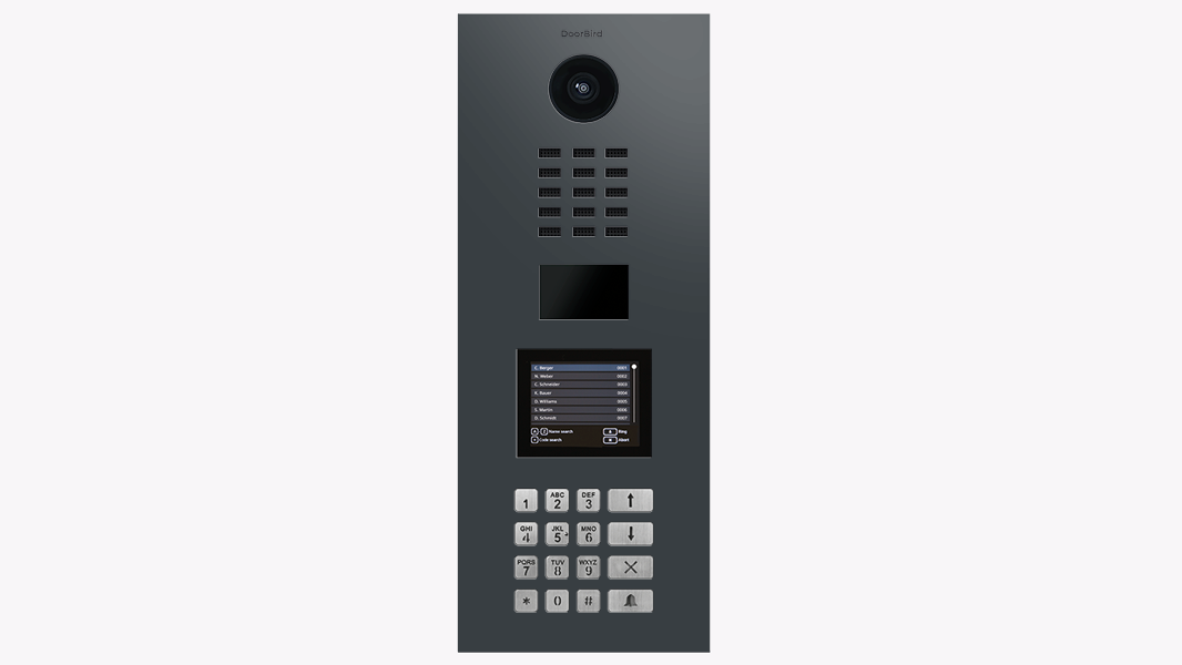 DoorBird D22DKV IP Video T&uuml;rsprechanlage &ndash; RAL 7016