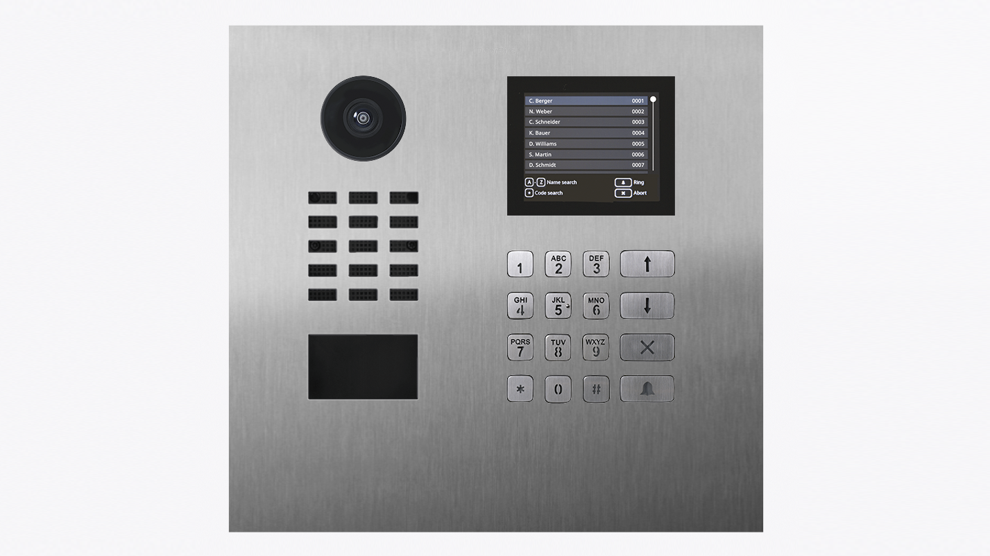DoorBird D22DKH IP Video T&uuml;rsprechanlage &ndash; Edelstahl V4A