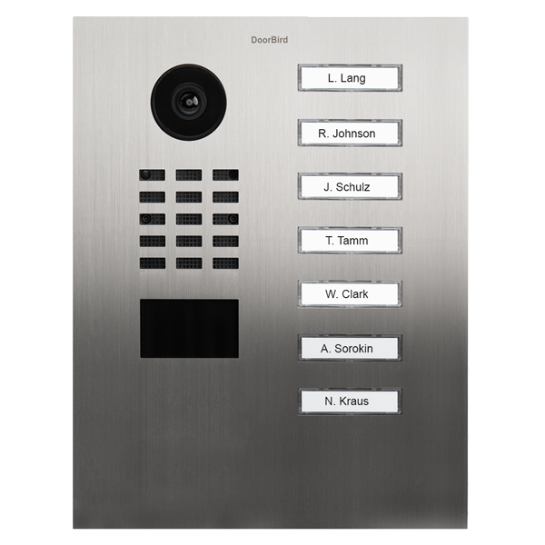 DoorBird D2107V IP Video Türsprechanlage – Edelstahl V2A