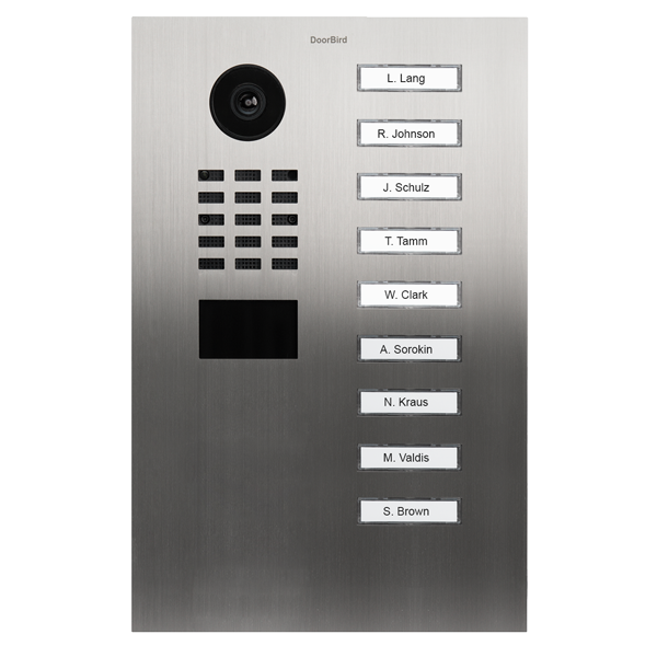 DoorBird D2109V IP Video Türsprechanlage – Edelstahl V2A
